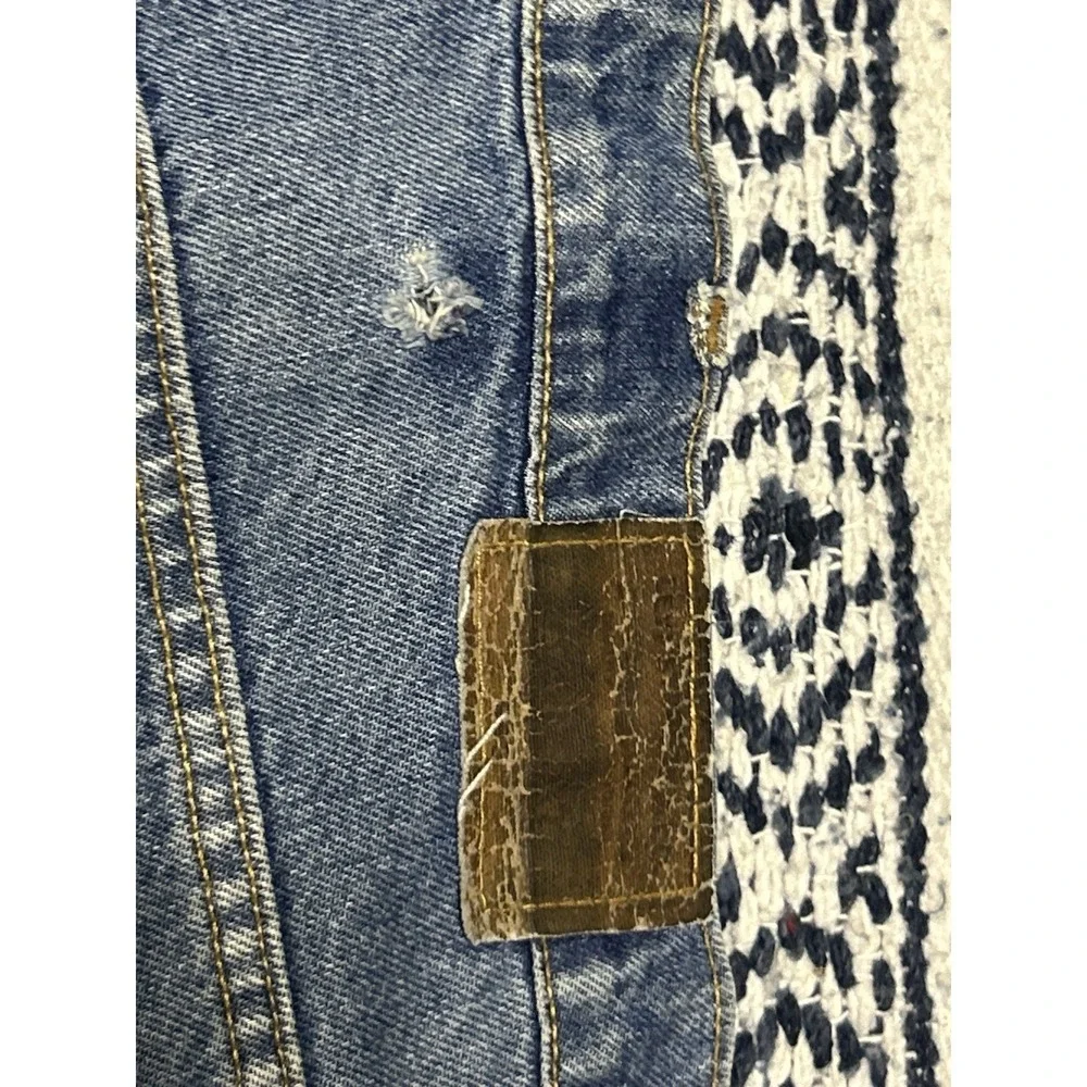 Vintage 540 Bronze Copper Brown Tab Levi's Jeans 48 x 34 Relaxed Fitlue Denim